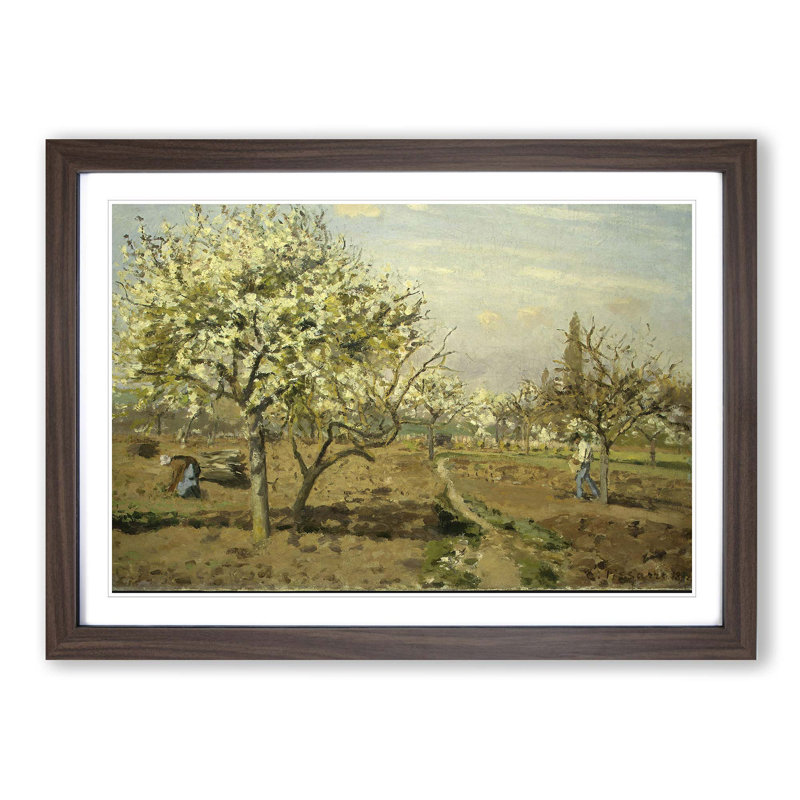 Camille Pissarro - Single Picture Frame Painting, Walnut