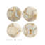 Sous-verres ronds en agate