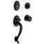 Logan Handleset with Single Cylinder Deadbolt and Door Lever and Rosette-969618381-970455422-969618121