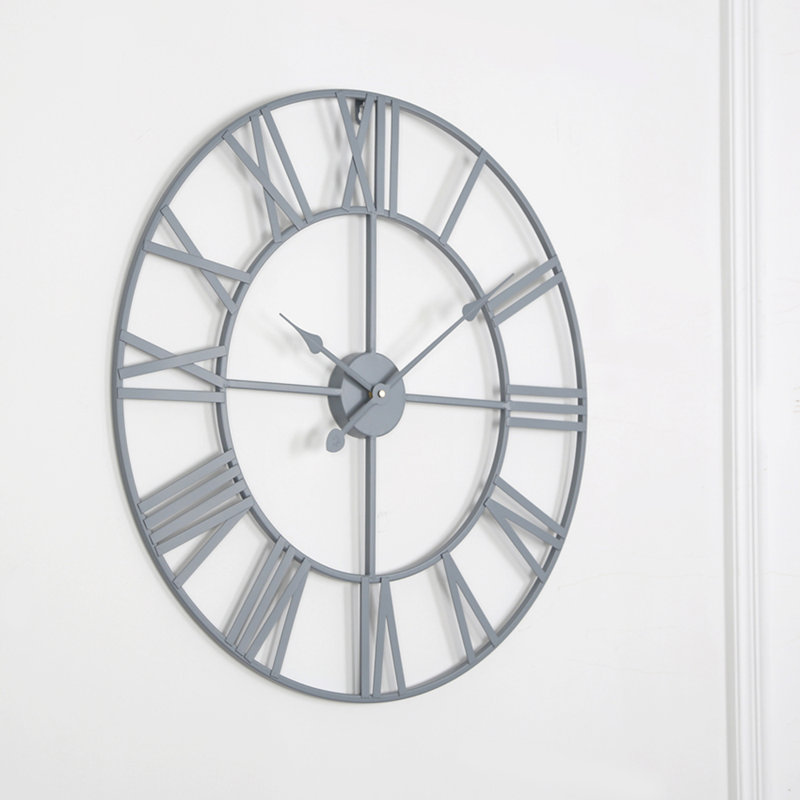 Luyen Metal Wall Clock, 60cm H x 60cm W x 4cm D
