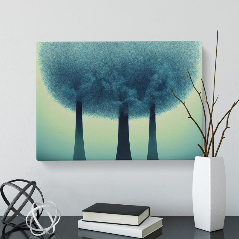 Entrancing Trees - Wrapped Canvas Print