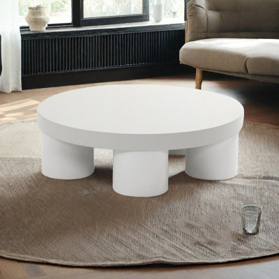 Round Pine Coffee Table