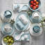 Service de table 16 pièces Gibson Elite Alemany - Turquoise-1118171046