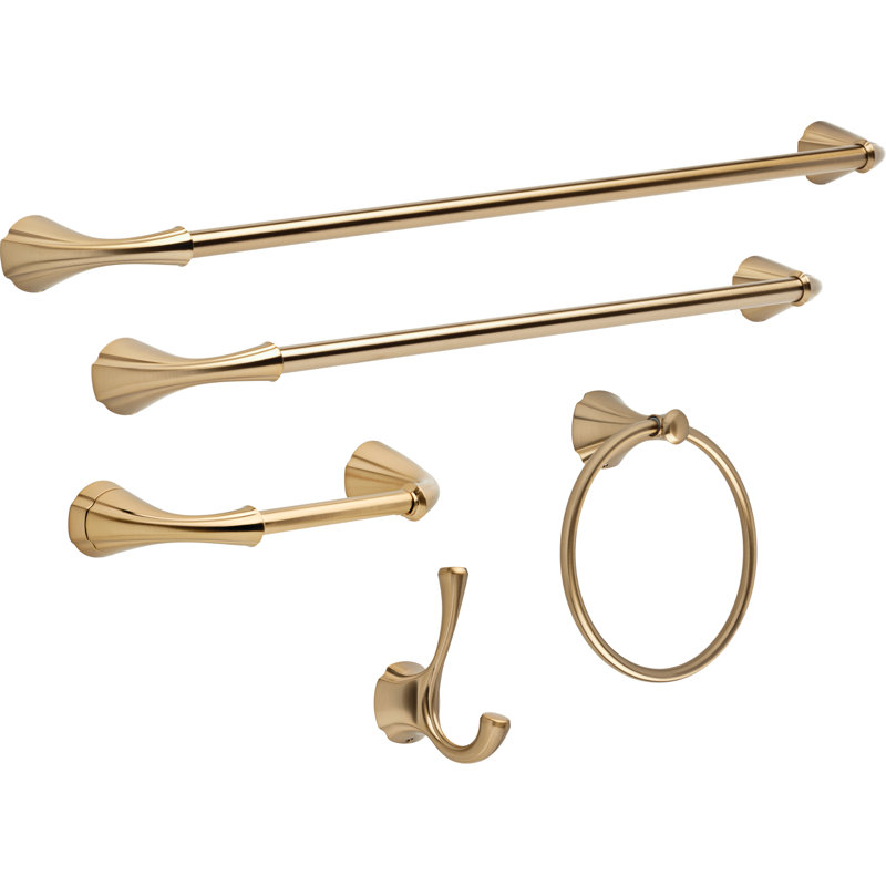 Addison Towel Ring, Brilliance Champagne Bronze
