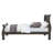 Dubin Low Profile Sleigh Standard Bed,bed frame,platform bed Clearance between Floor & Rail: 10"-28217379-28217404