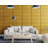 Kashyap 30 cm x 75 cm Peel and Stick Upholstered Wall Paneling in Ochre