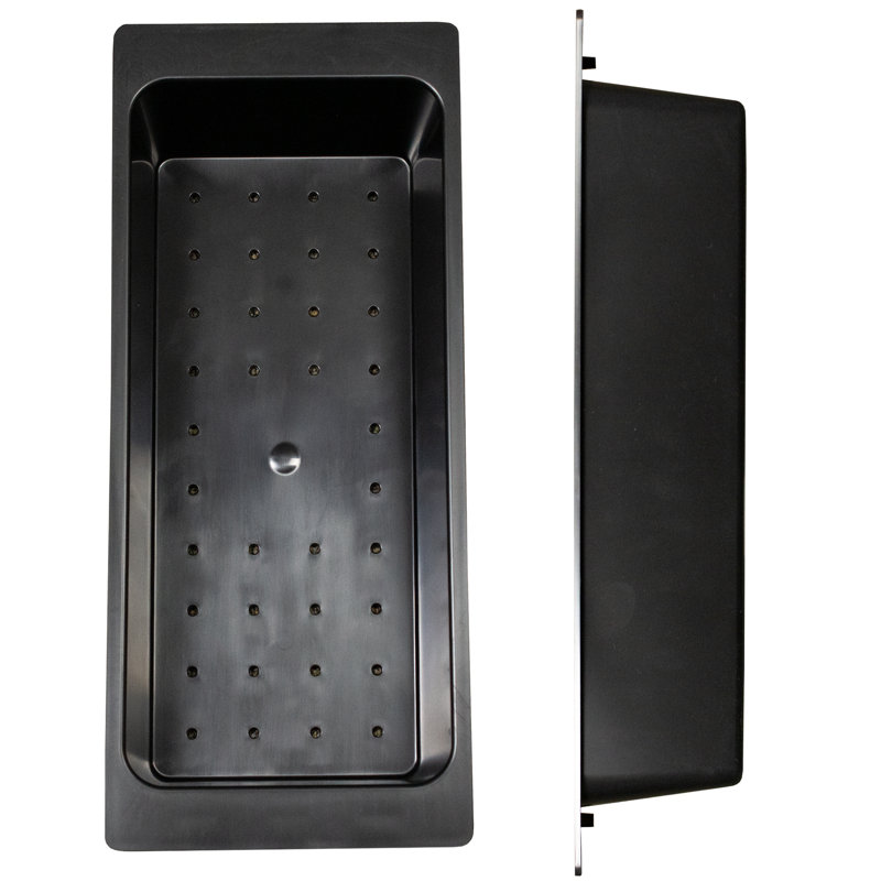 Nantucket Sinks 33 inch Dualmount Workstation Granite Composite Black