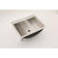 Lavabo de salle de bain encastré en acier inoxydable au fini nickel brossé 21 "x 17" avec bonde escamotable