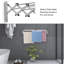 Metal Foldable Wall-Mounted Drying Rack