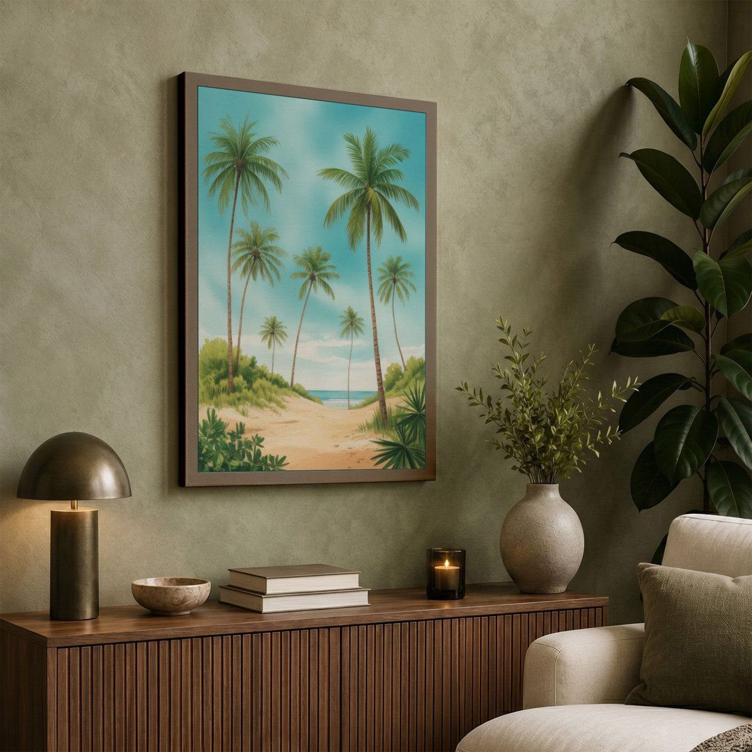 Tropical Paradise Coastal - Wrapped Canvas