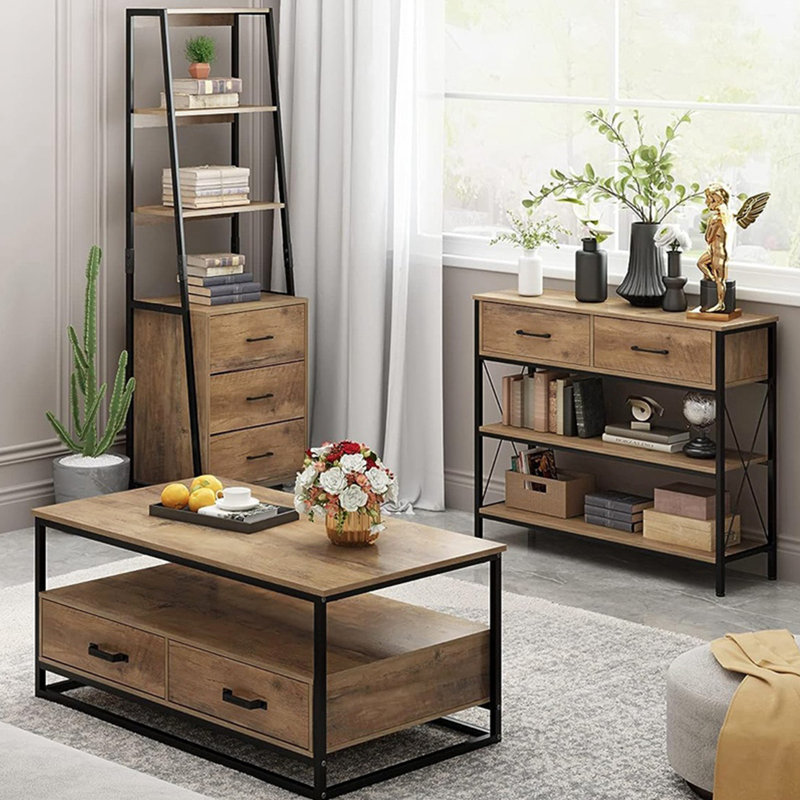 Console Iron Art, H 31,5 po x l 31,5 po x P 11,81 po