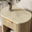 Table de chevet chêne à 1 tiroir avec tablette ouverte-1895942739-1909950490