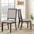 Fabric Upholstered Side Chair Soild Wood Dining Chair-533518807
