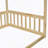 Canopy Frame Floor Bed with Fence-1627637558-1627637559