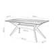 Etheriu Indoor Oak and Wood Dining Table