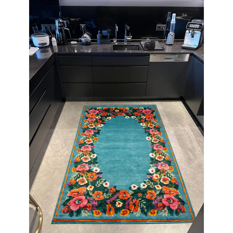 Tapis intérieur / extérieur Shinee, Rectangle 2 pi 7 po x 4 pi 11 po