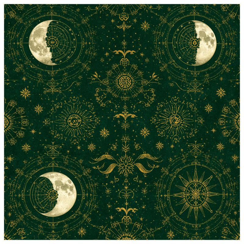 Toile tendue sur châssis Celestial Moon Phases, 16 po x 20 po