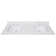 61'' Quartz Double Bathroom Vanity Top with Sink