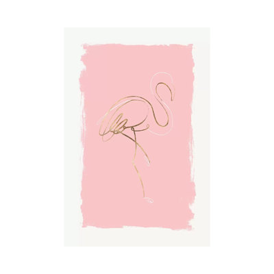 Graceful Bird I 1 Piece Wrapped Canvas Wall Art