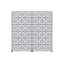 Panneau de clôture en métal H 6 pi x l 3 pi Aurora-125396267