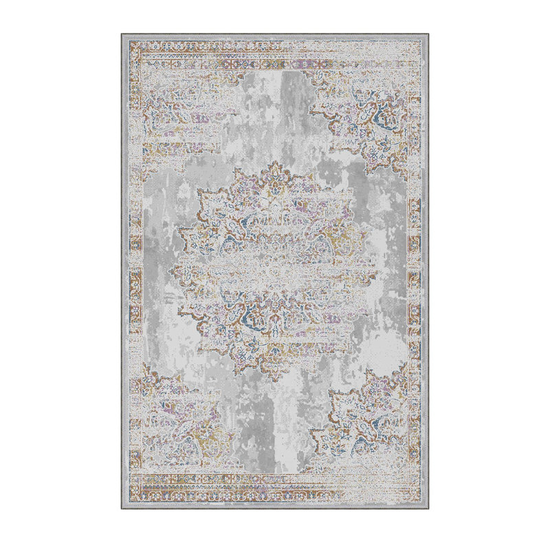 Luxurious 3D Printed Area Carpet, 5.9 x 9.2 Feet | 100% Polyester, 0.3 in Pile Height, 650 g/m² | Antibacterial & Non-Slip Underside, Machine Washable for Easy Care | Perfect for Living Room, Bedroom, or Office Décor