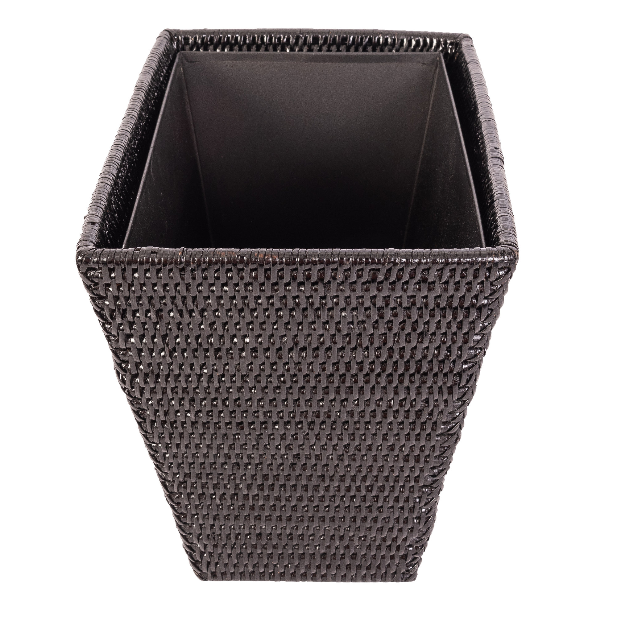 Asherville 3.5 Gallons Waste Bin, Tudor Black