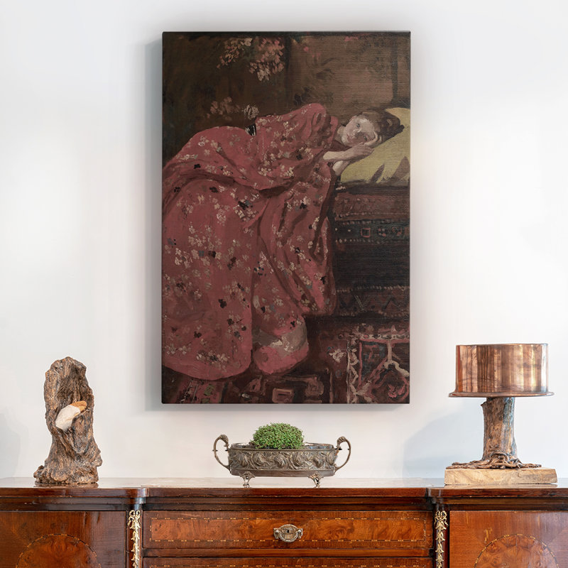 Framed On Canvas Print, 61" H x 41" W