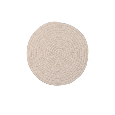 15" Round Braided Placemats Set Of 4