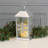 Snowflake Moulded Lantern with LED Candle