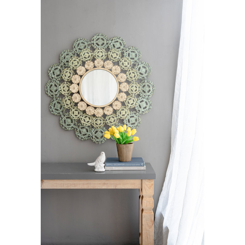 Miroir médaillon D38 x 3,5 po Mcguire