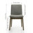 7-Piece Dining Table Set, Seats 6, 82.7" Oak & Black Metal X-Leg Table & 6 Charcoal Tall-Back Dining Chairs