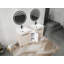Meuble-lavabo autoportant de 60 pouces avec lavabo en céramique et armoires de rangement, porte à fermeture douce, armoire combinée-1469914192