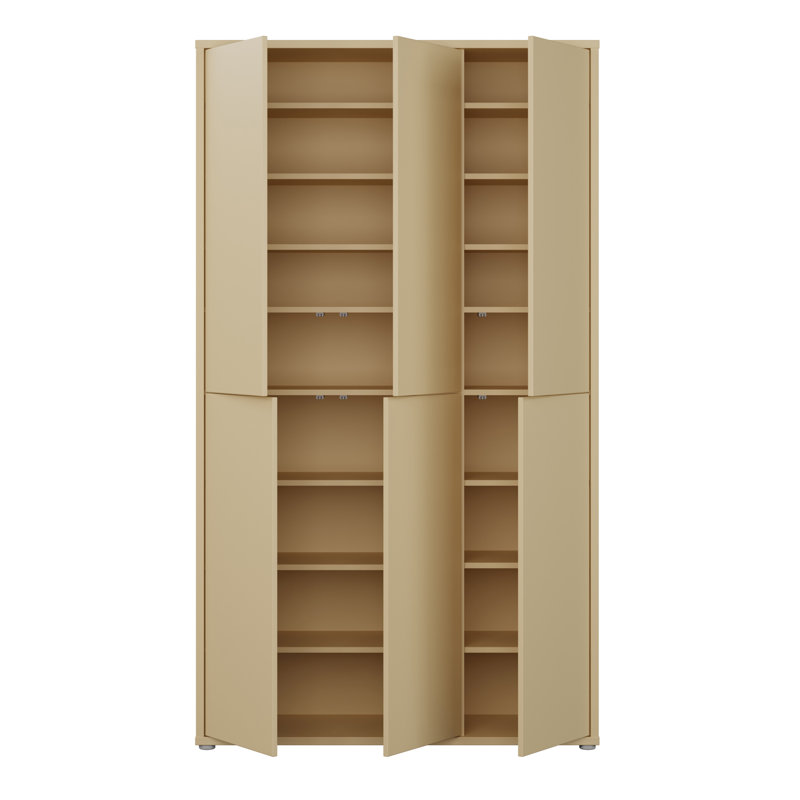 Alice Springs 24 Pair Shoe Storage, Yellow
