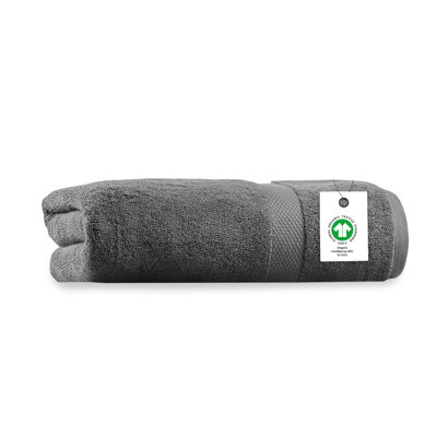 Sengul GOTS & OEKO-TEX Certified Organic Cotton Bath Towel – 650 GSM, Long-Staple, Plush, Quick-Drying & Absorbent, 30" x 58"