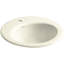 Lavabo de salle de bain circulaire en métal avec trop-plein Radiant-14674599-110328092