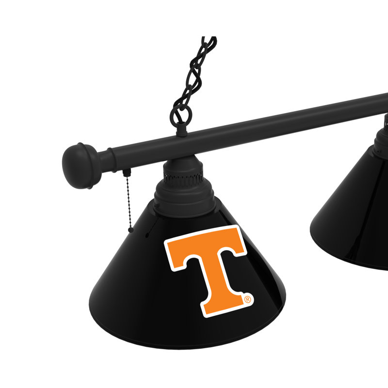 3 - Light Pool Table Lights Pendant, Black, Tennessee Volunteers