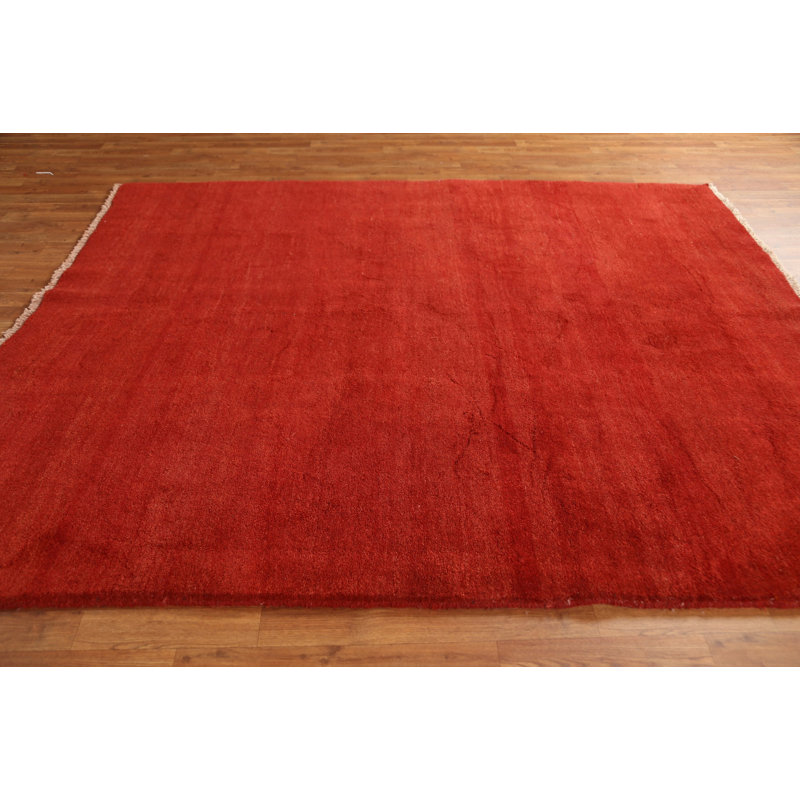 Tapis uni en laine Gabbeh