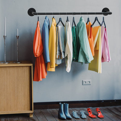 92 cm Wall Mounted Clothes Rack