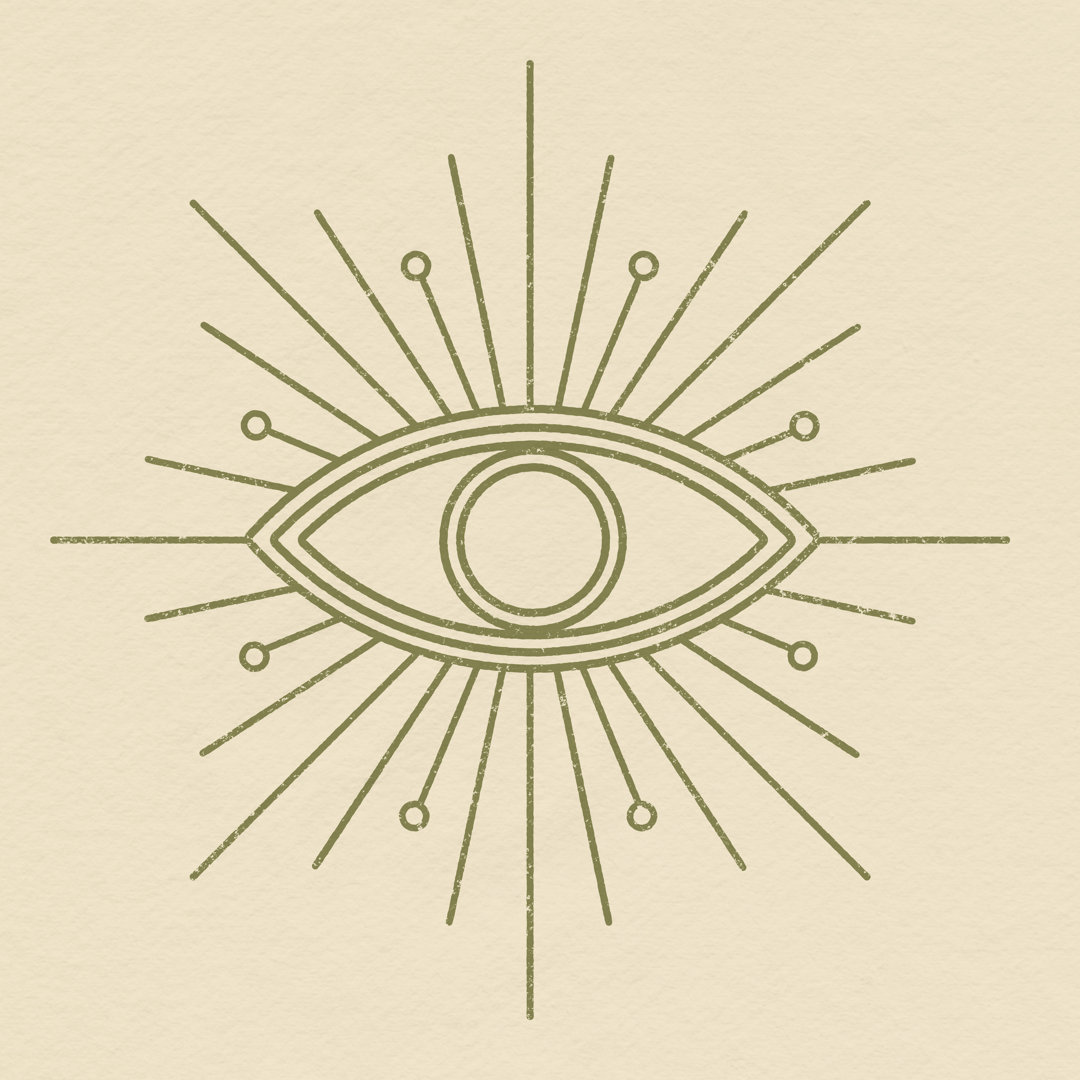 Leinwandbild Eye Symbol I von Victoria Barnes