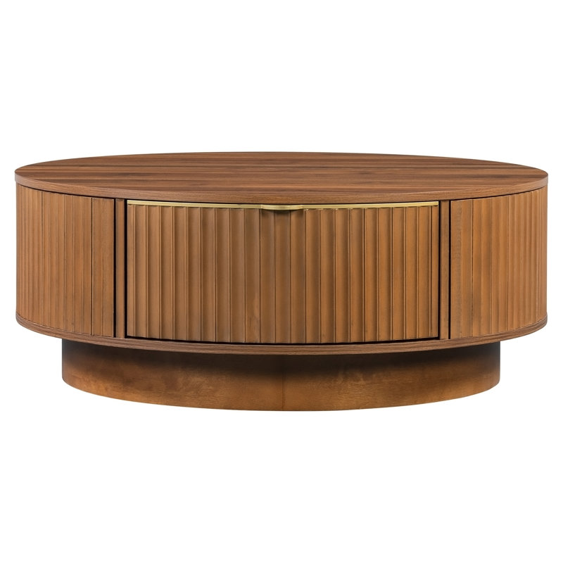 Ensemble de table basse et console de télévision Farmhouse, Brown