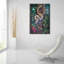 Art mural en verre épique «Earthbond» par Verena Wild, 24 po x 36 po-600609296