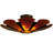 Danzel Glass Semi Flush Mount