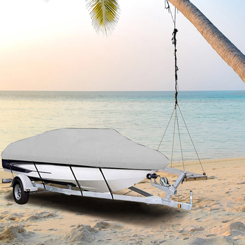 Housse de protection imperméable pour bateau Oxford, V-276 x 126 pouces