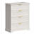 Modern 36.61" H 4 Drawers Dresser with Metal Handle