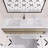 72" Wall-Mounted Double Bathroom Vanity With Resin Top And 4 Soft Close Drawers-714652961