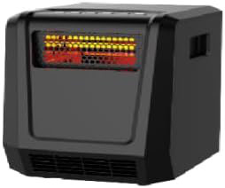 Home Infrared Cabinet Heater 1500W, 6‑Element Rapid Heating, Remote & Digital Thermostat 41‑95°F, ECO Mode, Quiet No Dry Air Design, for Indoor Use