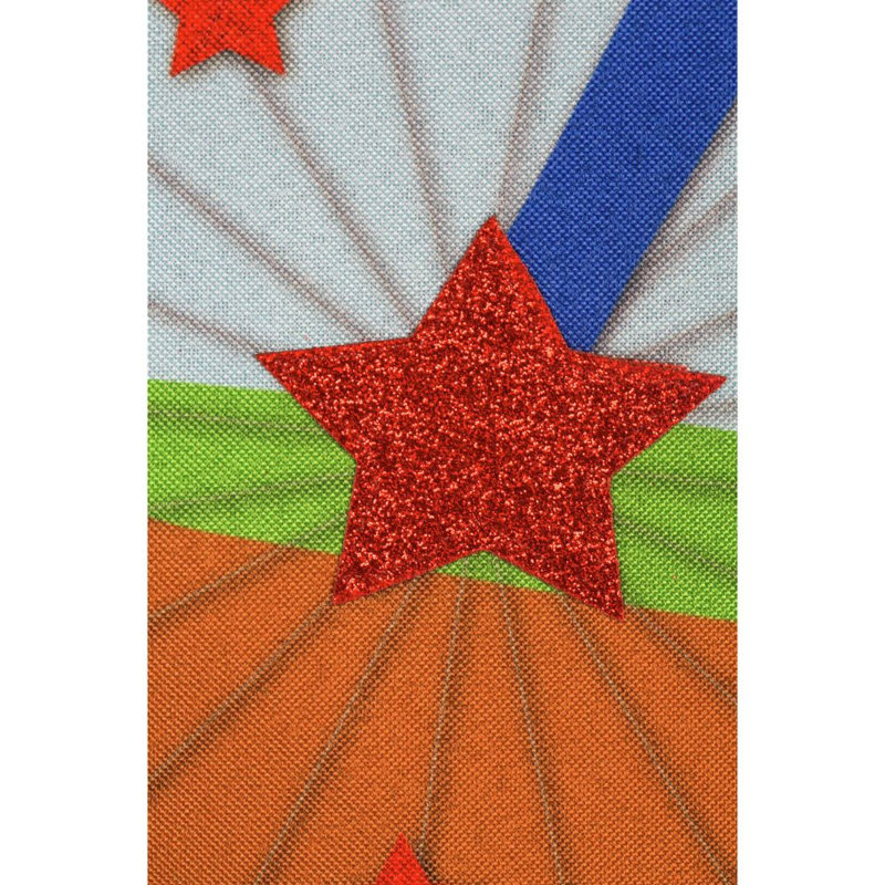 Vélo de lin 18 po x l 13 po patriotique bicycle drapeau de jardin