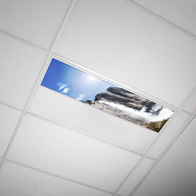 Waterfall Rectangle Fixture Component Ceiling Light