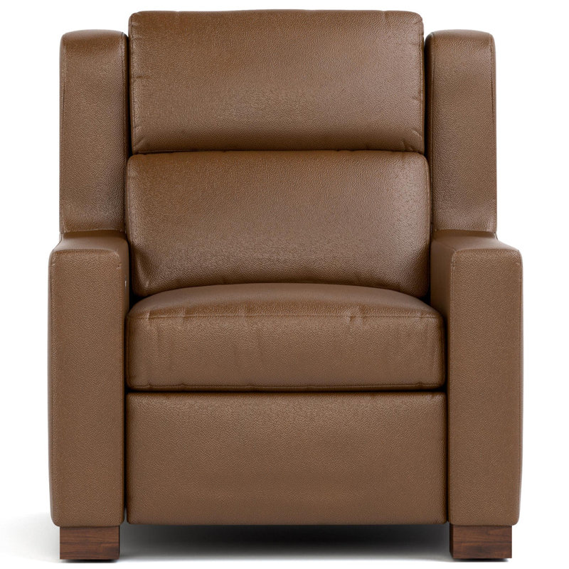Woodlands Track Arm Manual Recliner, Selvano Bark, Power - Push Button