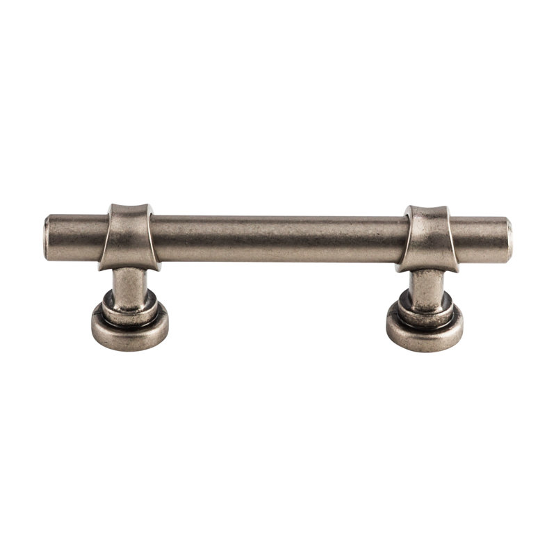 Bit Bar Cabinet Pull, Pewter Antique, 3" Center to Center